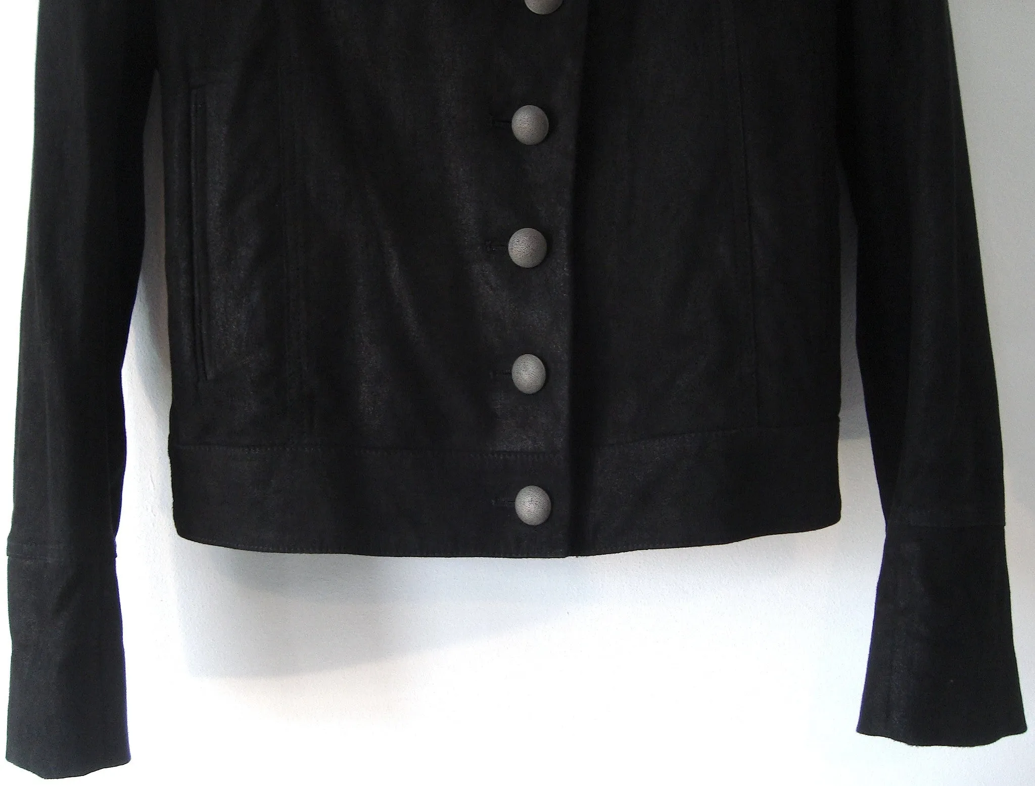 2010 Nubuck Leather Military Jacket