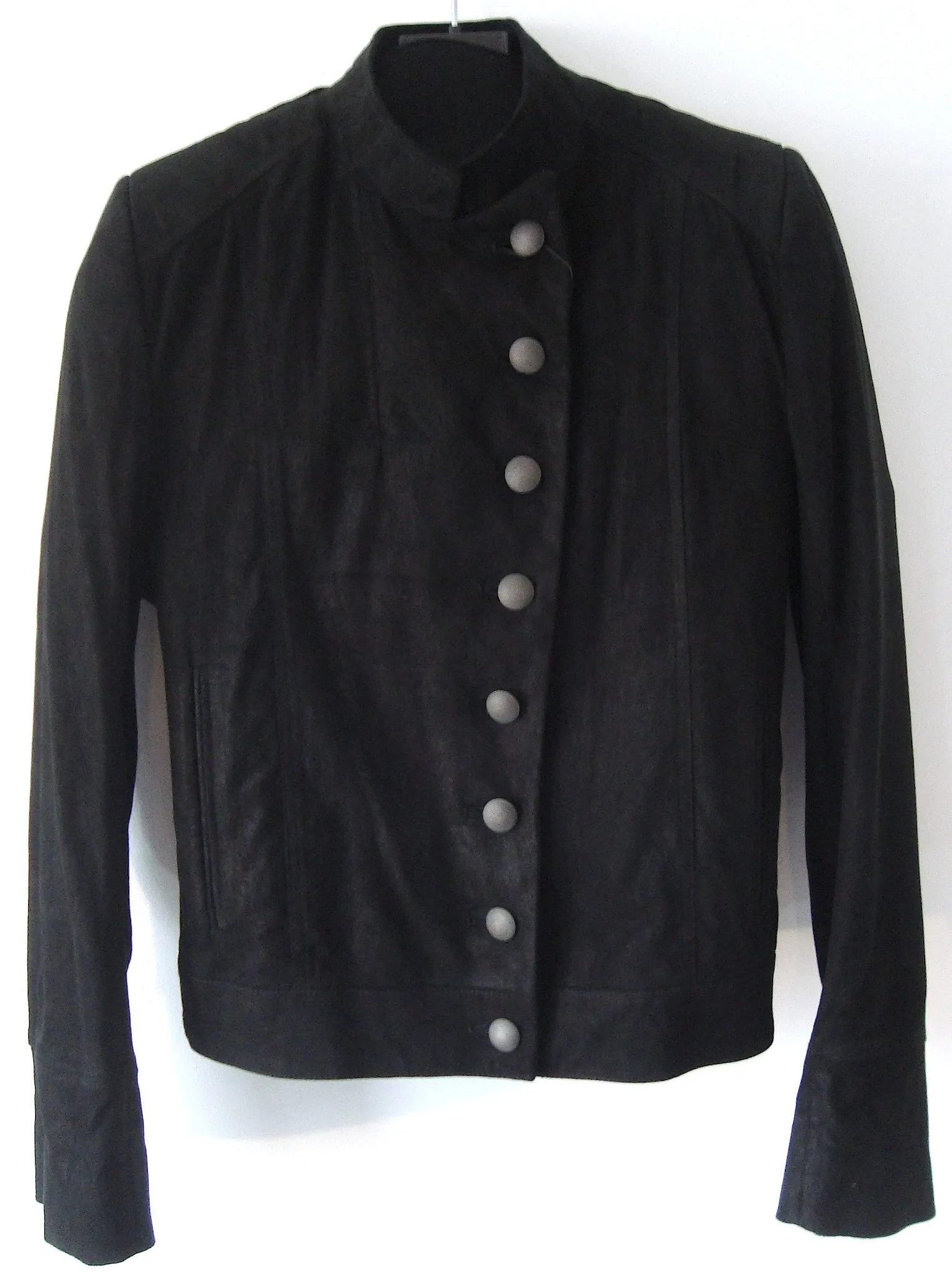 2010 Nubuck Leather Military Jacket