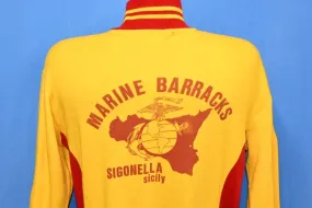 70s Marine Barracks Sigonella Italy Track Jacket Medium