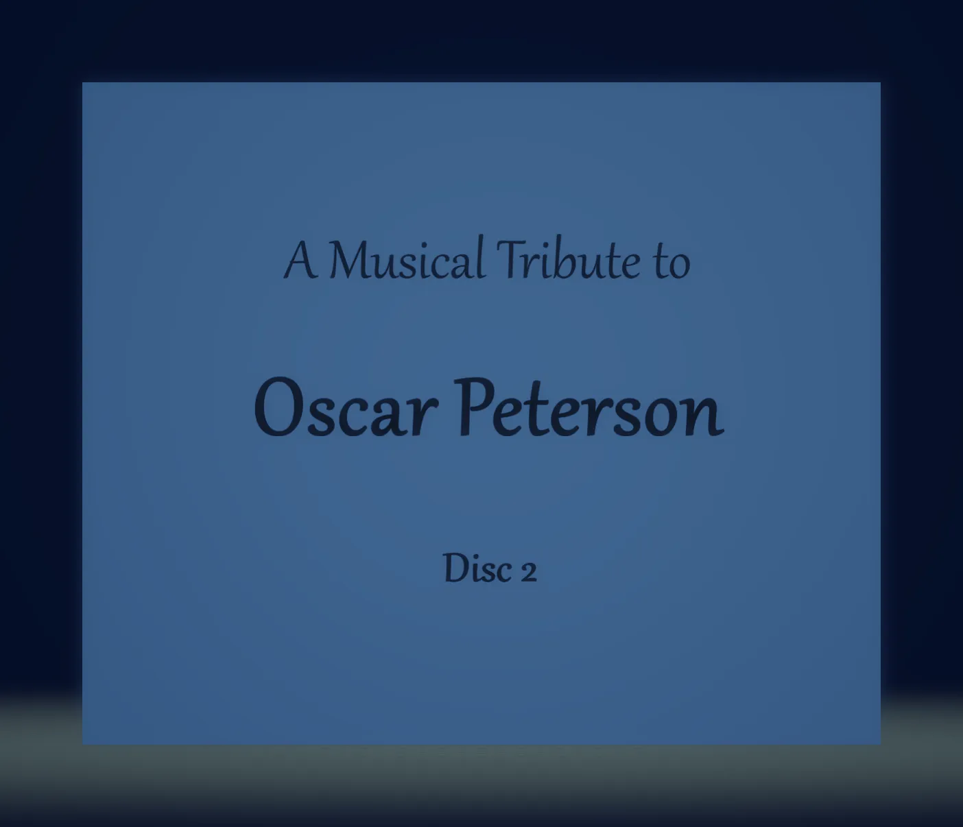 A Musical Tribute to Oscar Peterson, Disc 2 - Jim Martinez