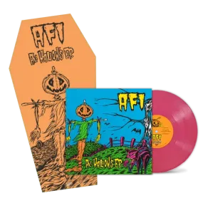 AFI – ALL HALLOW'S EP (25TH ANNIVERSARY - SPECTRAL PINK W/BLACK LIGHT POSTER) - LP •