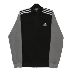 Age 13-14 Adidas Track Jacket - Large Black Polyester