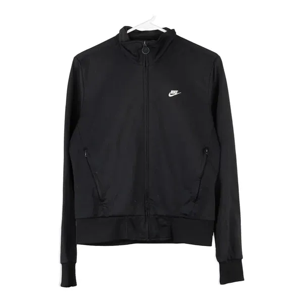 Age 9 Nike Track Jacket - Large Black Polyester