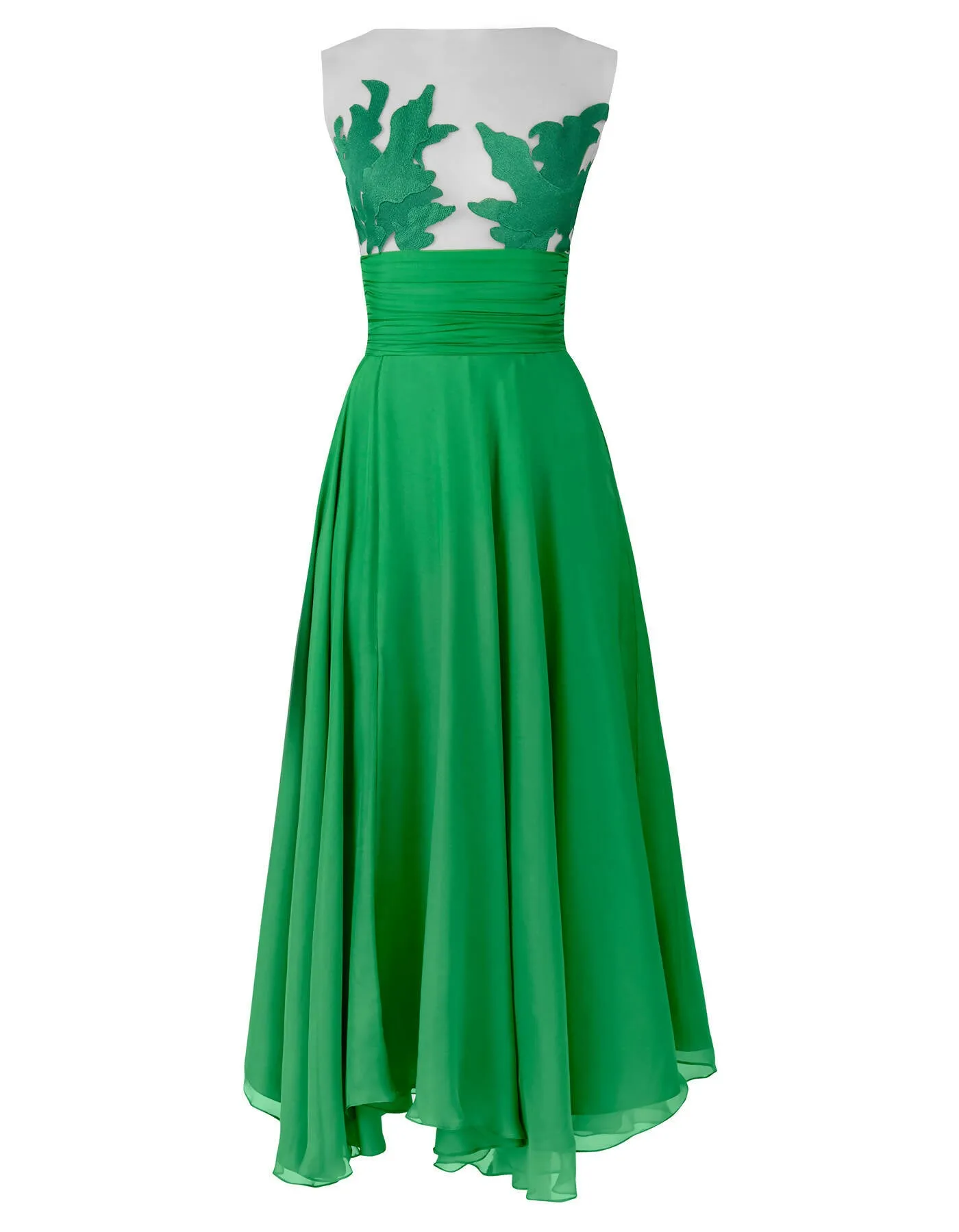 ANDANTE DRESS GLOW GREEN