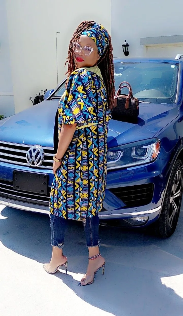 Ankara Tribal print cape