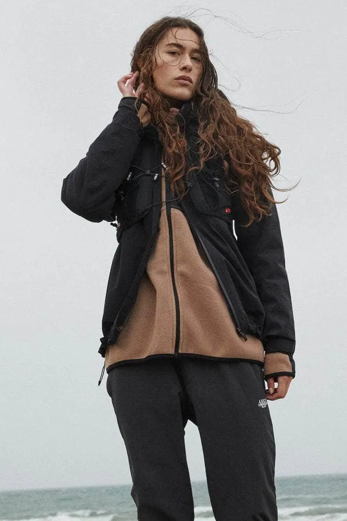 ARKK Essential Fleece Jacket | Portabella Black