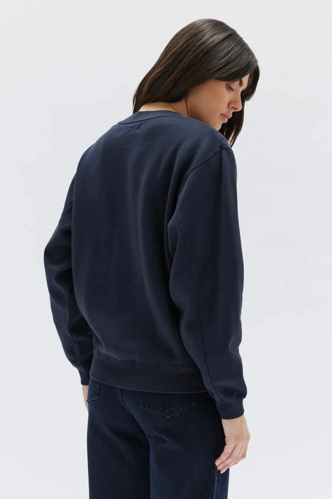 Assembly Label | Logo Fleece Jumper - Navy