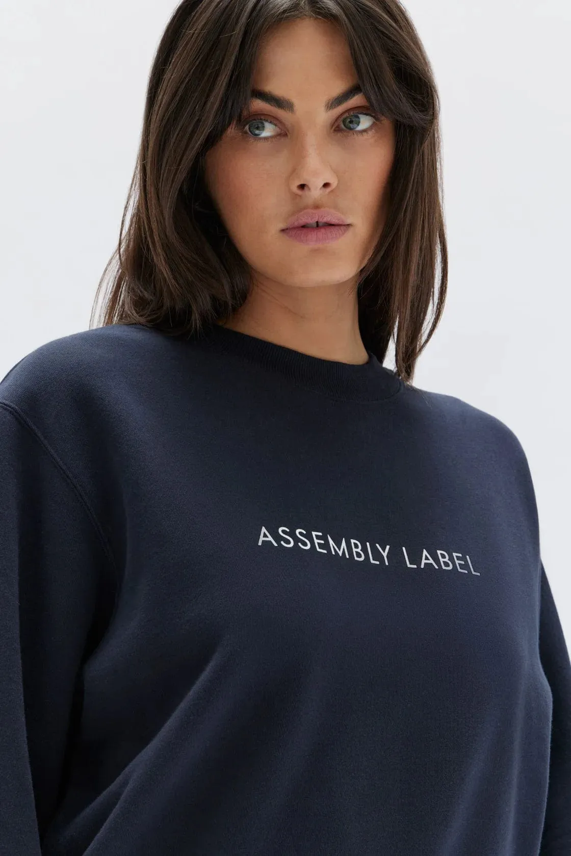 Assembly Label | Logo Fleece Jumper - Navy