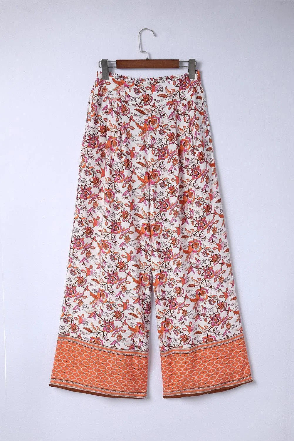 At Ease Bohemian Floral Culotte Pants