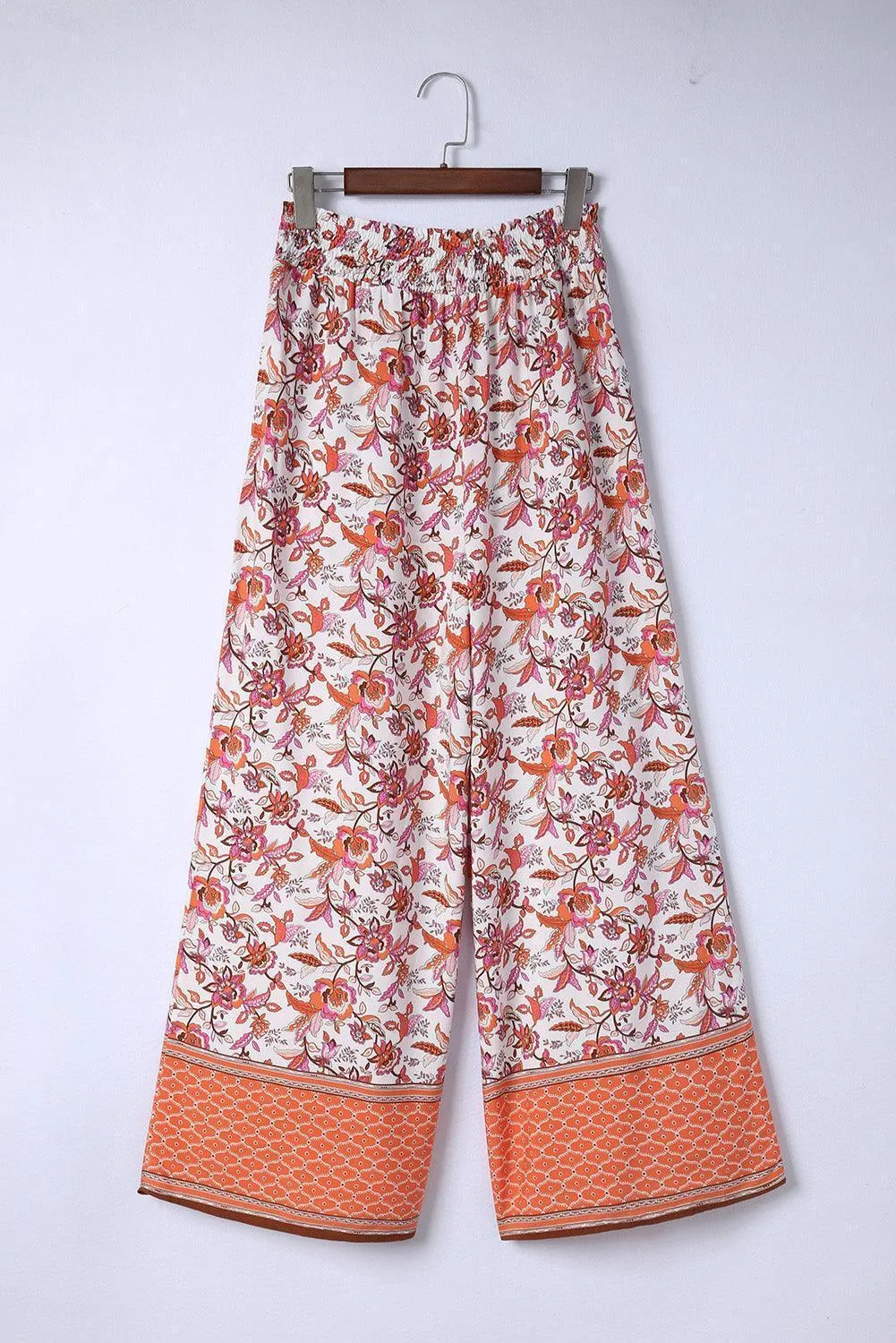 At Ease Bohemian Floral Culotte Pants