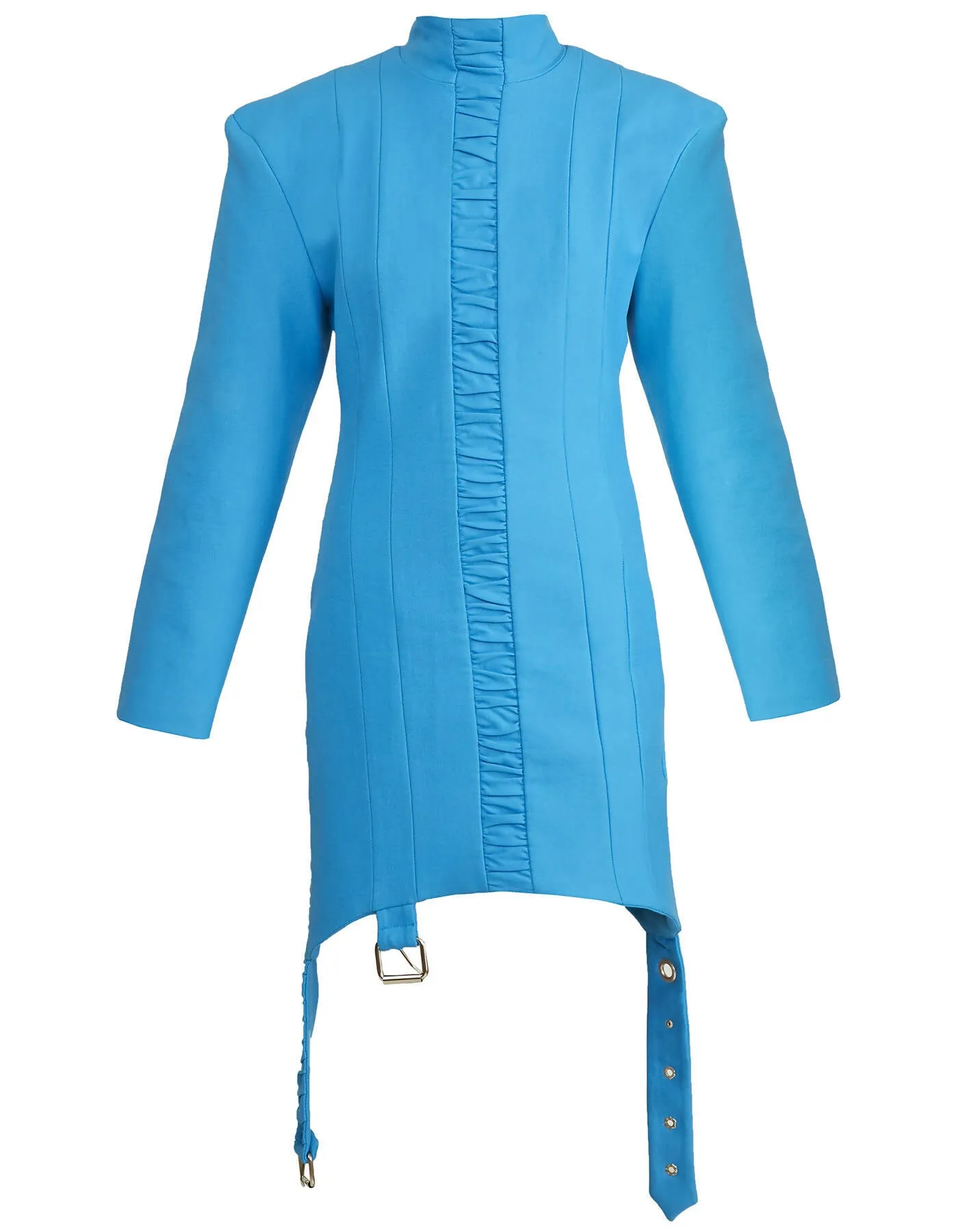 Belt-Bottom Copper Blue Dress
