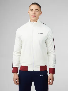 Ben Sherman House Taped Tricot Track Top - White