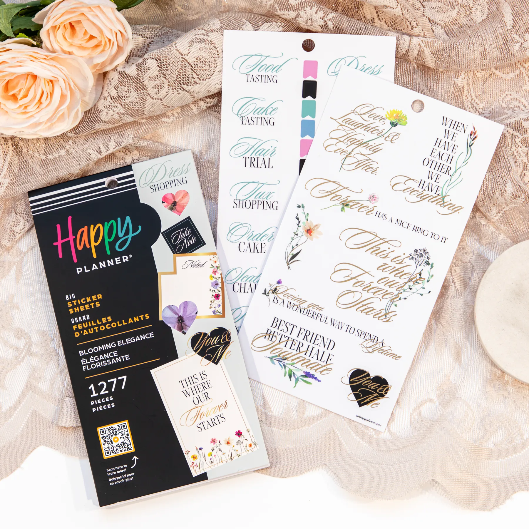 Blooming Elegance Wedding - Value Pack Stickers - Big