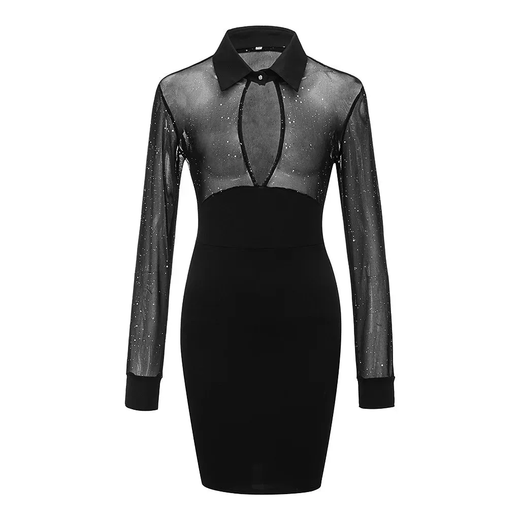 Brit & Boho™ I Mariz Sexy Mesh Bodycon