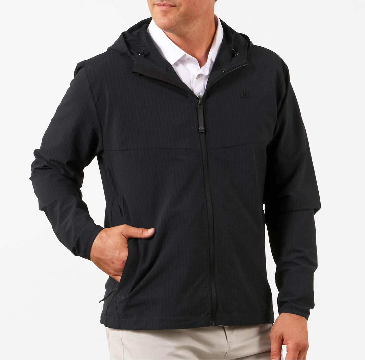 Cassidy Grid Fleece Full-Zip Jacket