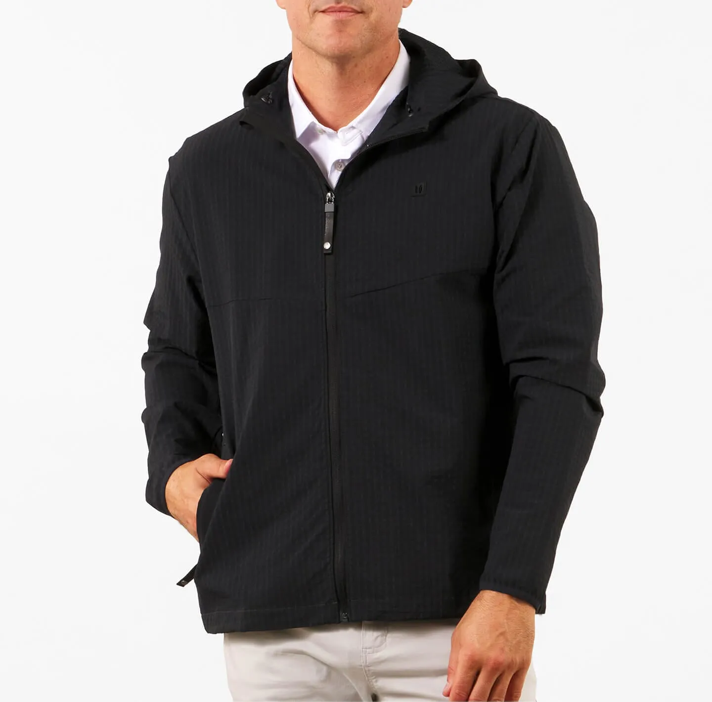Cassidy Grid Fleece Full-Zip Jacket