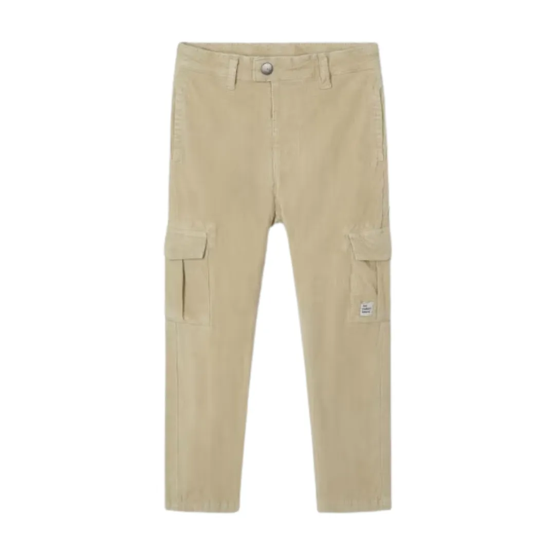 Corduroy Cargo Pants - Sand by Mayoral - FINAL SALE