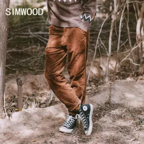 Corduroy Loose Men's Tapered Pants