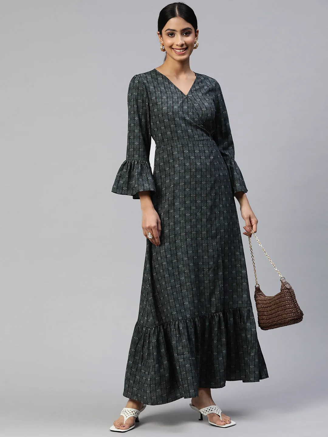Cottinfab Crepe Maxi Dress