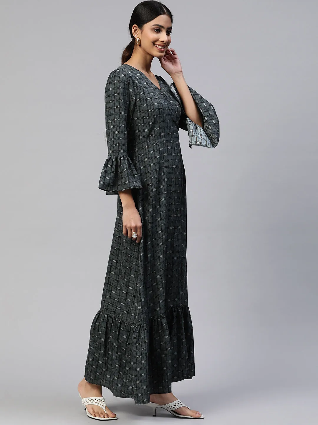 Cottinfab Crepe Maxi Dress