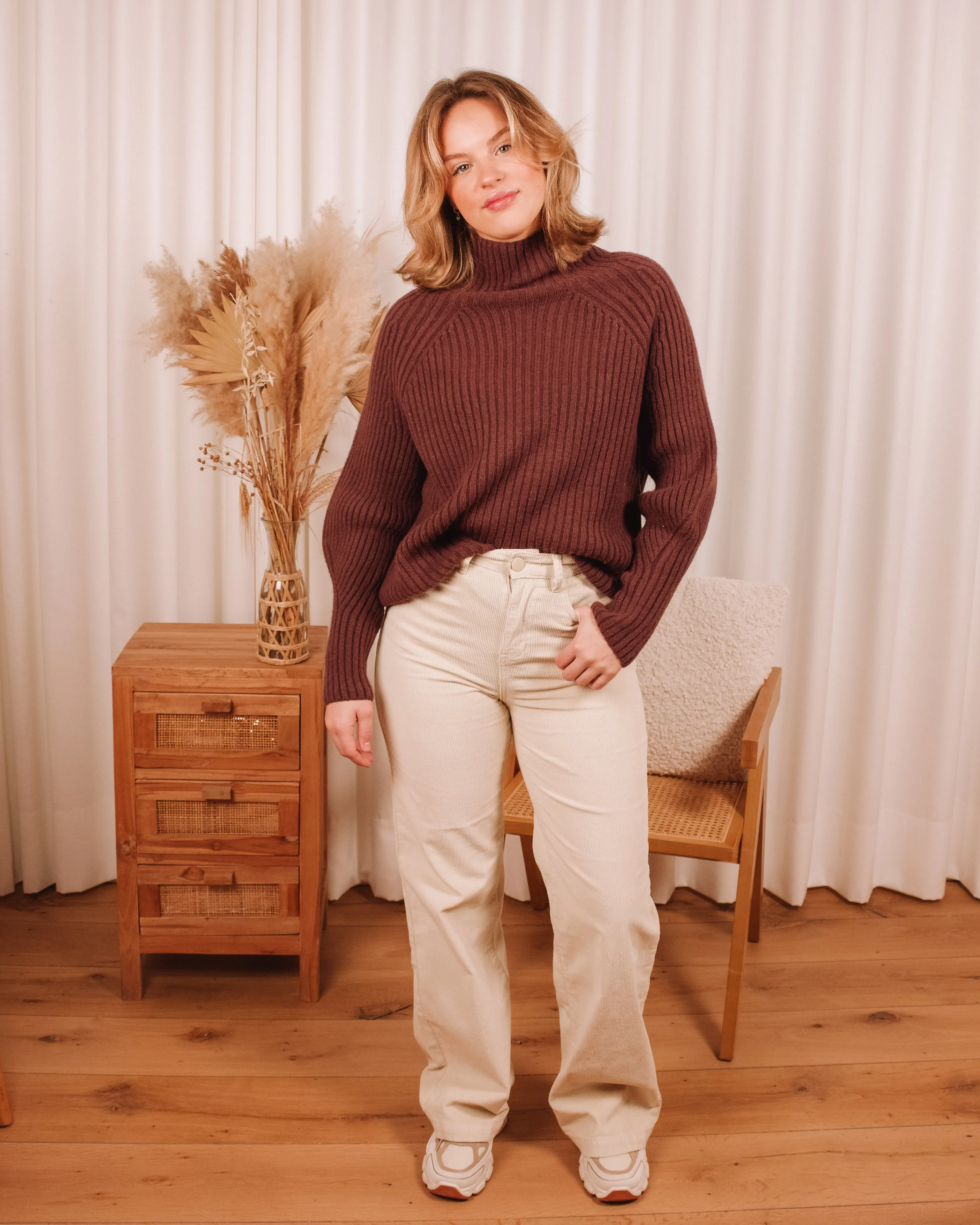 Crocodile Tears Beige Corduroy Pants