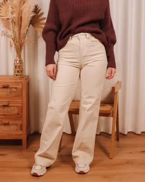 Crocodile Tears Beige Corduroy Pants