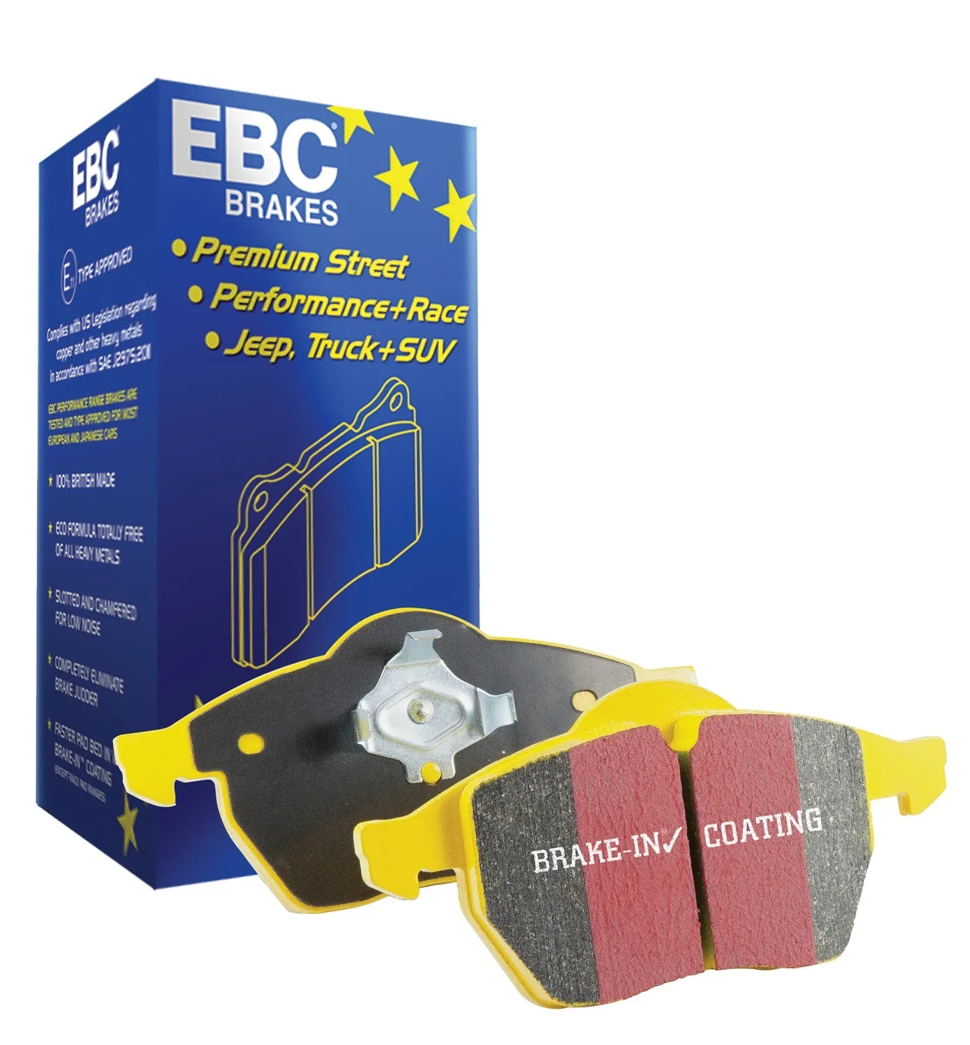 EBC Brakes DP41510R Yellowstuff Street And Track Brake Pads