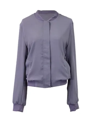Everly Comfortable Long Sleeve Zipper Front Lightweight Sports Jacket