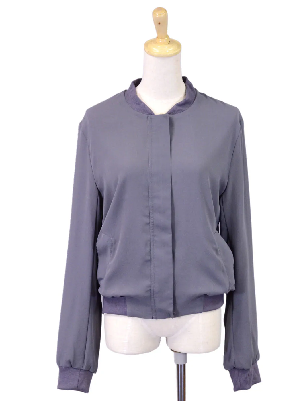 Everly Comfortable Long Sleeve Zipper Front Lightweight Sports Jacket