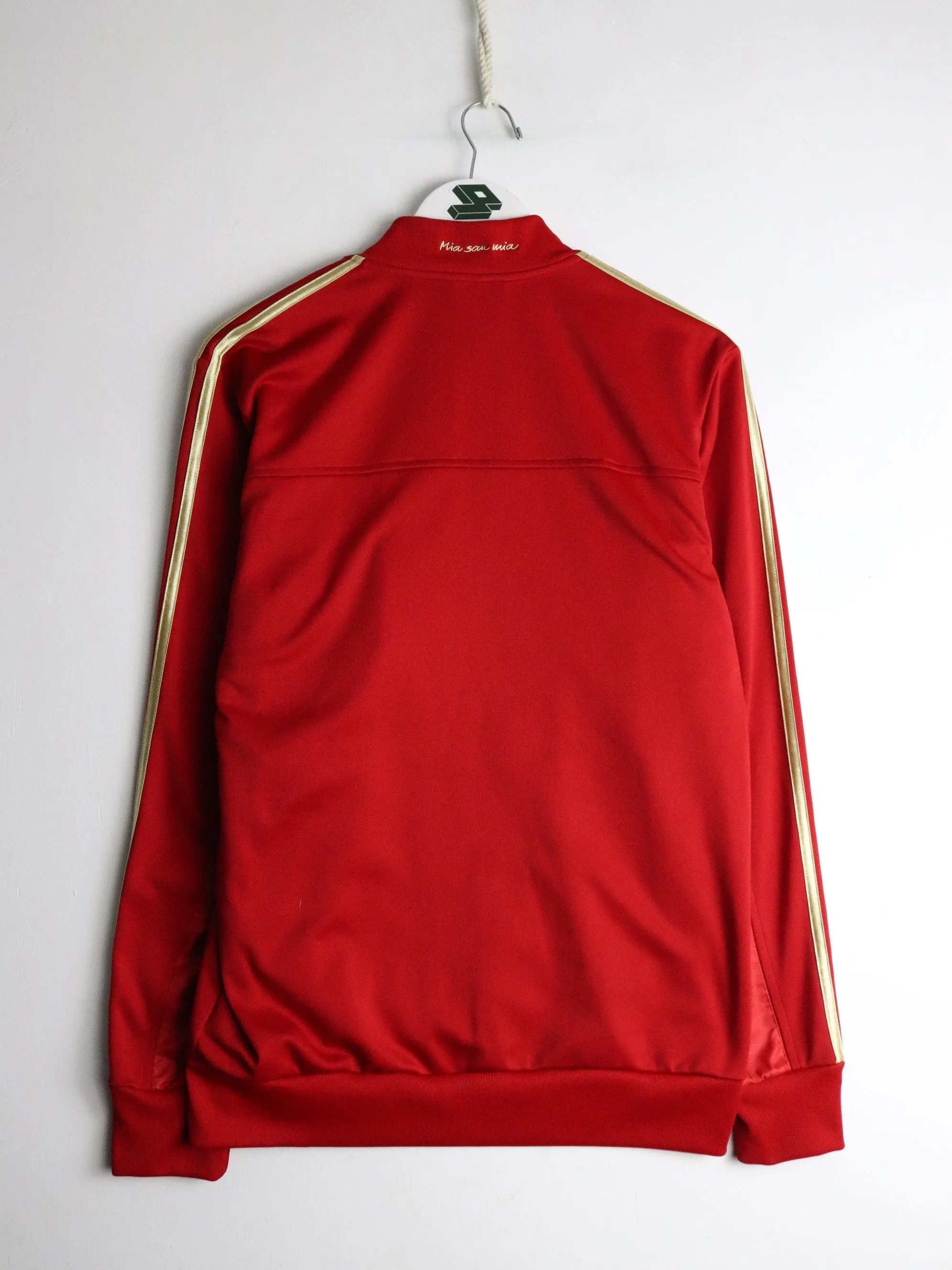 FC Bayern Munich Track Jacket Mens Small Red Adidas