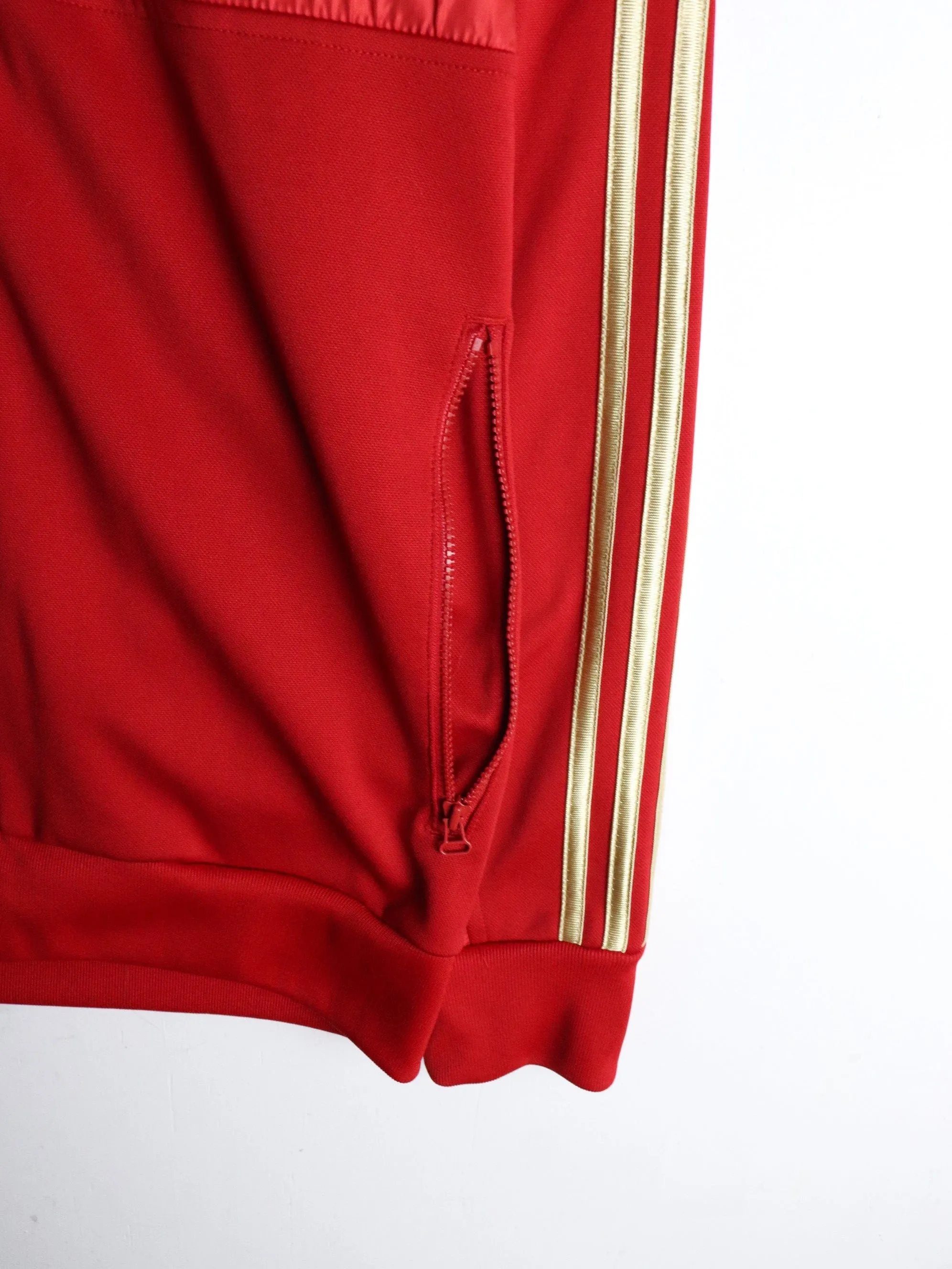 FC Bayern Munich Track Jacket Mens Small Red Adidas