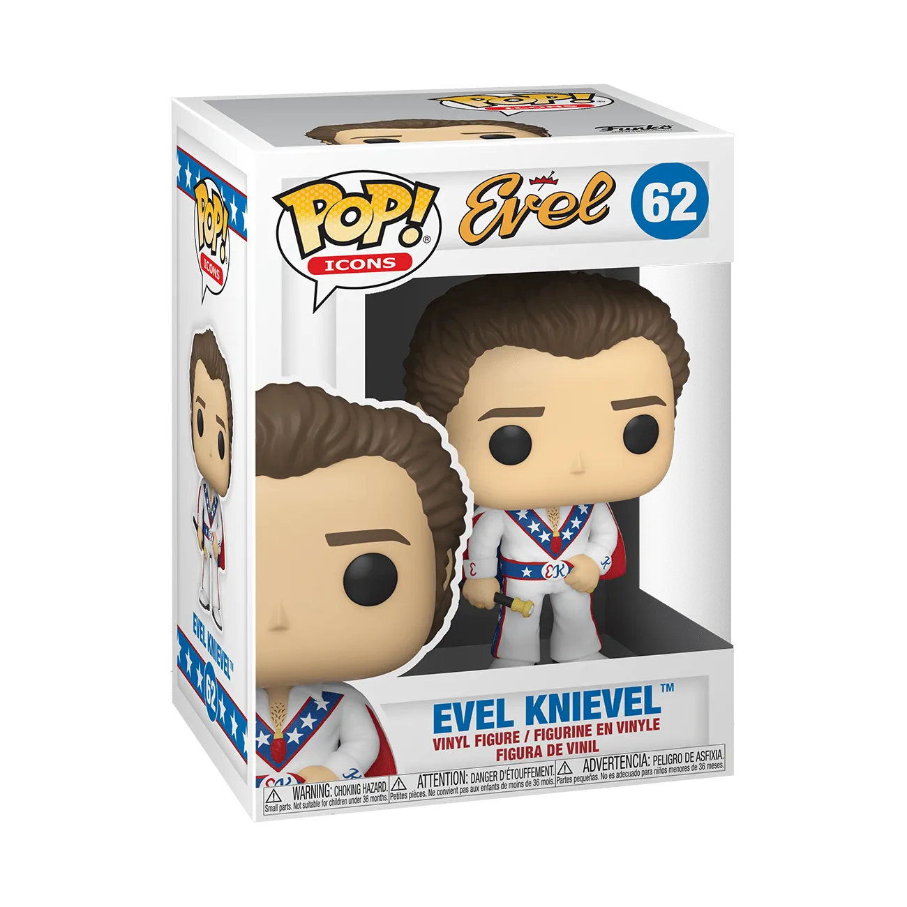 Funko POP! Icons: Evel Knievel #62