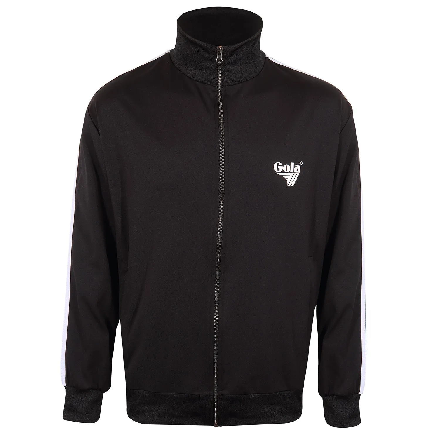 Gola Mens Black 70s Retro Stripe One Stipe Track Tops