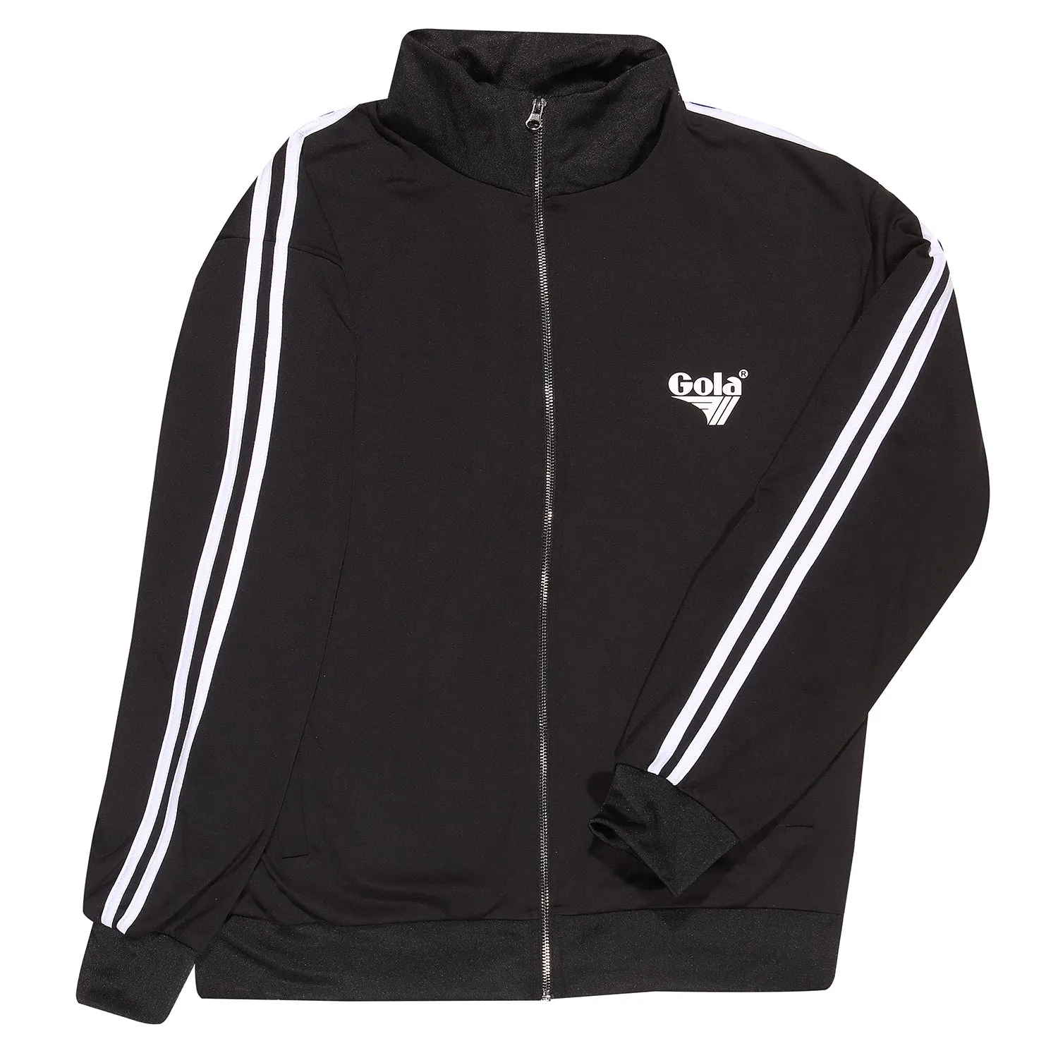 Gola Mens Black 70s Retro Stripe One Stipe Track Tops