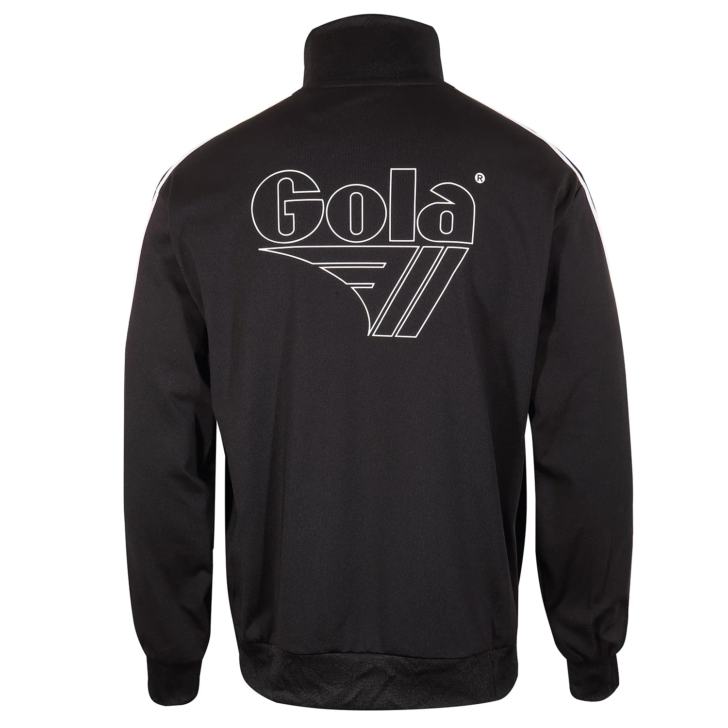 Gola Mens Black 70s Retro Stripe One Stipe Track Tops