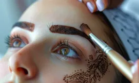Henna Brows at Sheek Hair