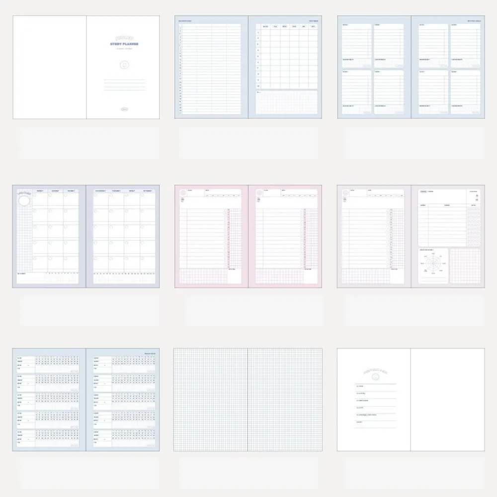 Iconic Study Planner SMILEY [4 Months]