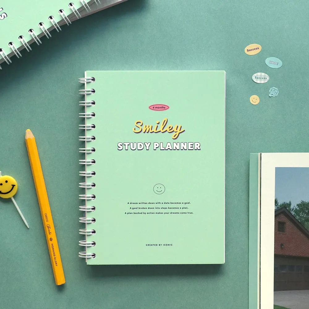 Iconic Study Planner SMILEY [4 Months]