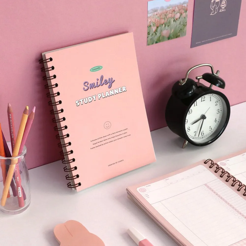 Iconic Study Planner SMILEY [4 Months]