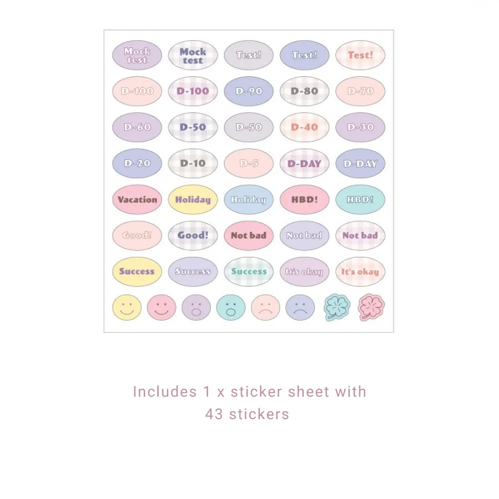 Iconic Study Planner SMILEY [4 Months]