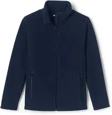 Jacket Fleece, Youth  Black, Burgundy, Royal Blue, Navy