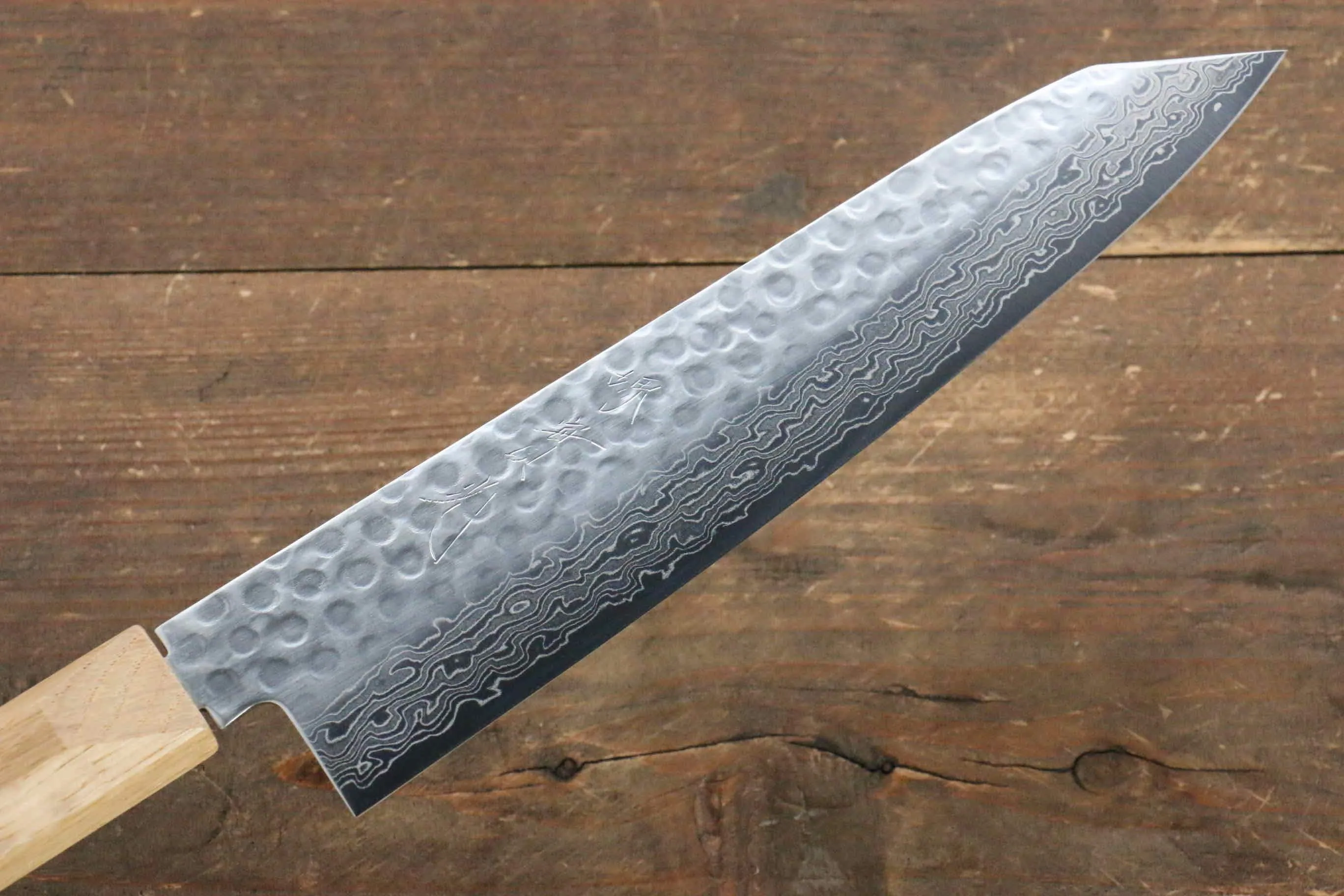 Jikko VG10 17 Layer Gyuto  200mm Oak Handle