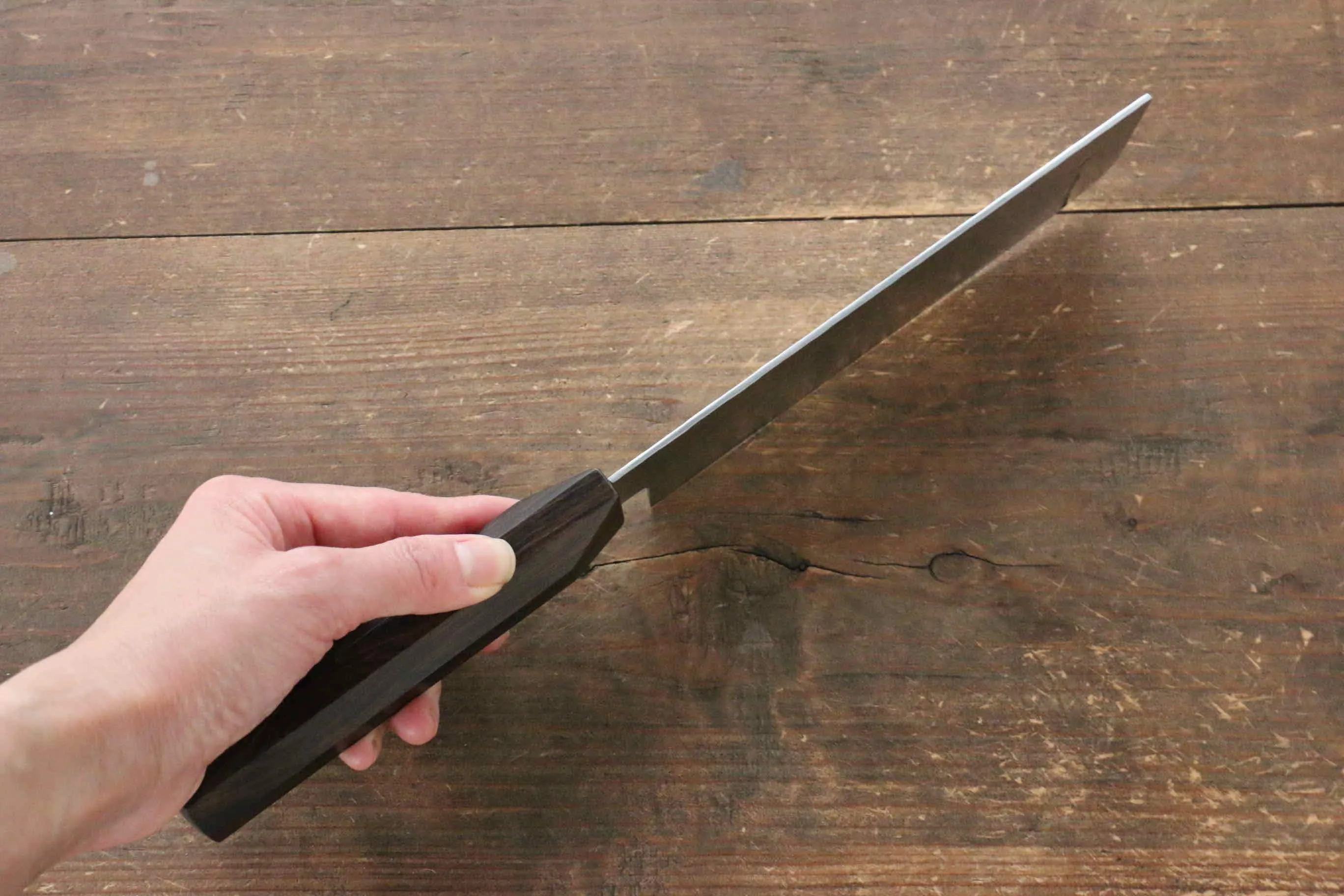 Jikko VG10 17 Layer Usuba  160mm Ebony Wood Handle