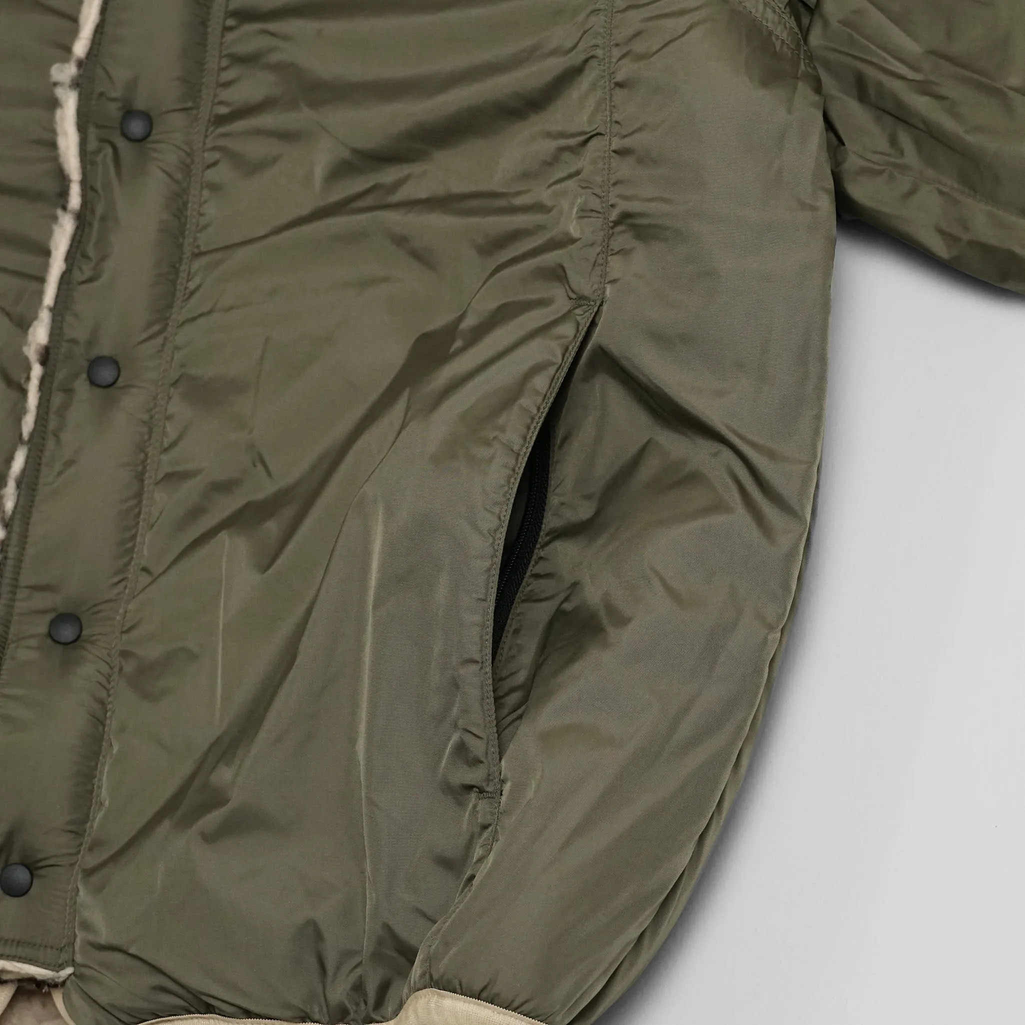 Kapital Reversible Dogi Sashiko Boa Fleece Outdoor Jacket