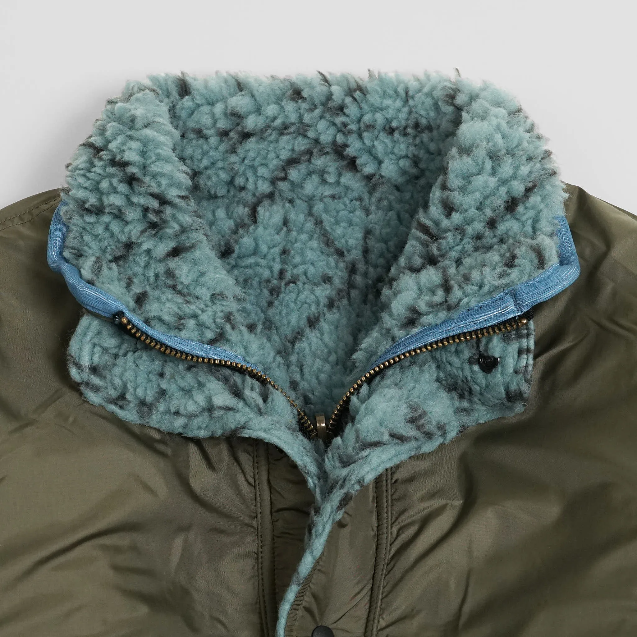 Kapital Reversible Dogi Sashiko Boa Fleece Outdoor Jacket