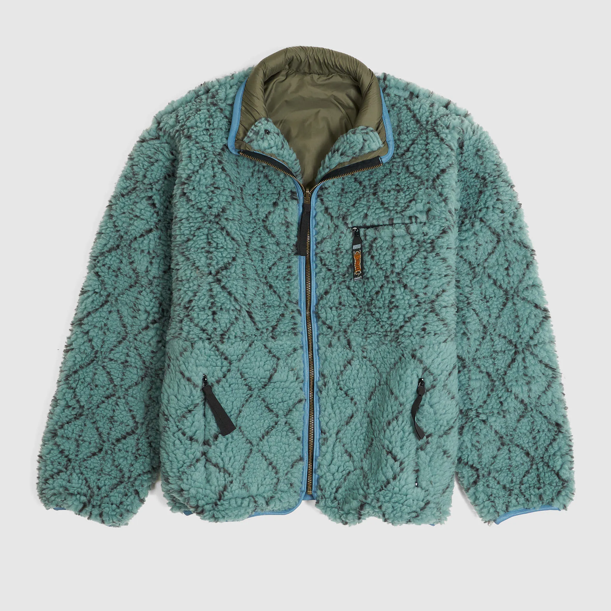 Kapital Reversible Dogi Sashiko Boa Fleece Outdoor Jacket