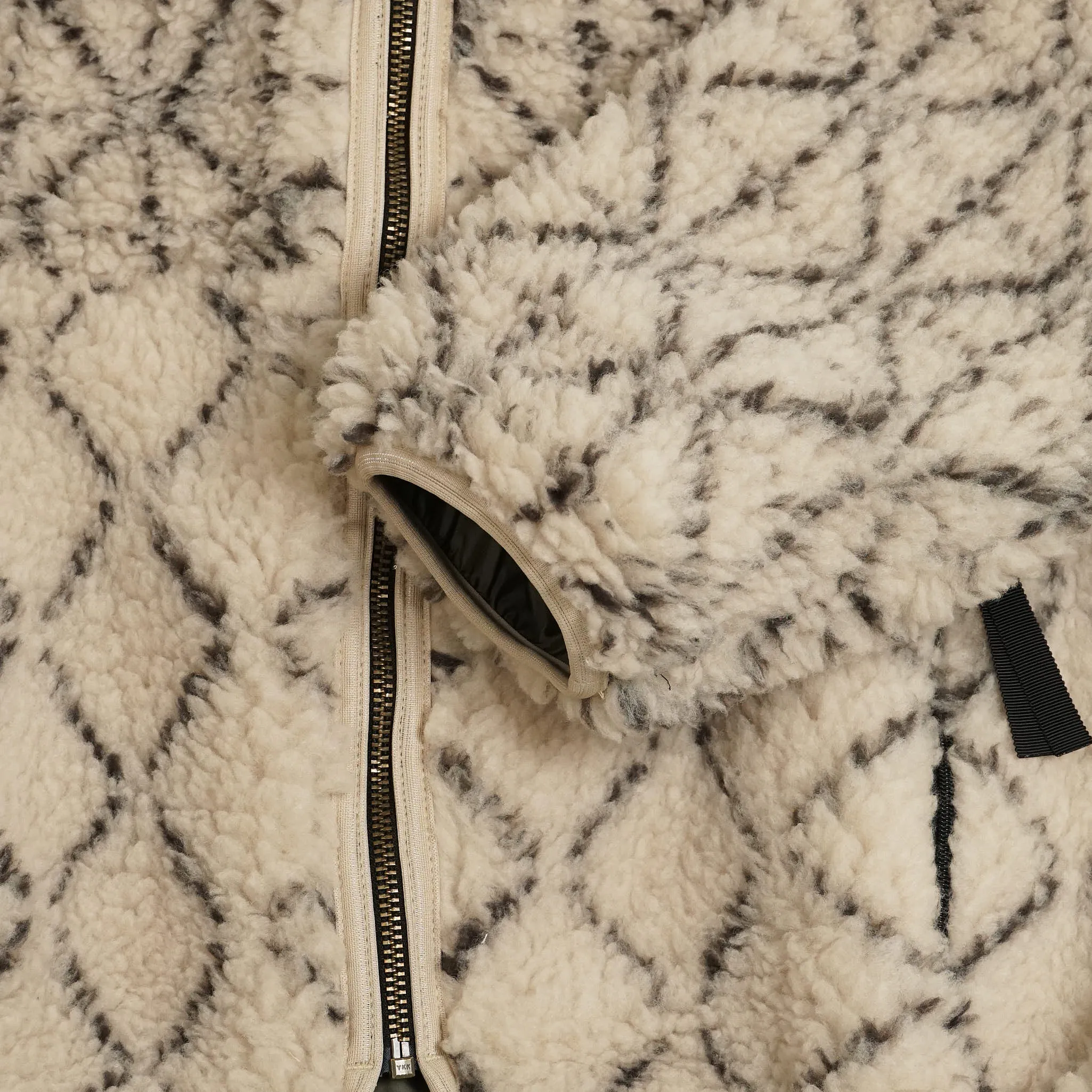Kapital Reversible Dogi Sashiko Boa Fleece Outdoor Jacket