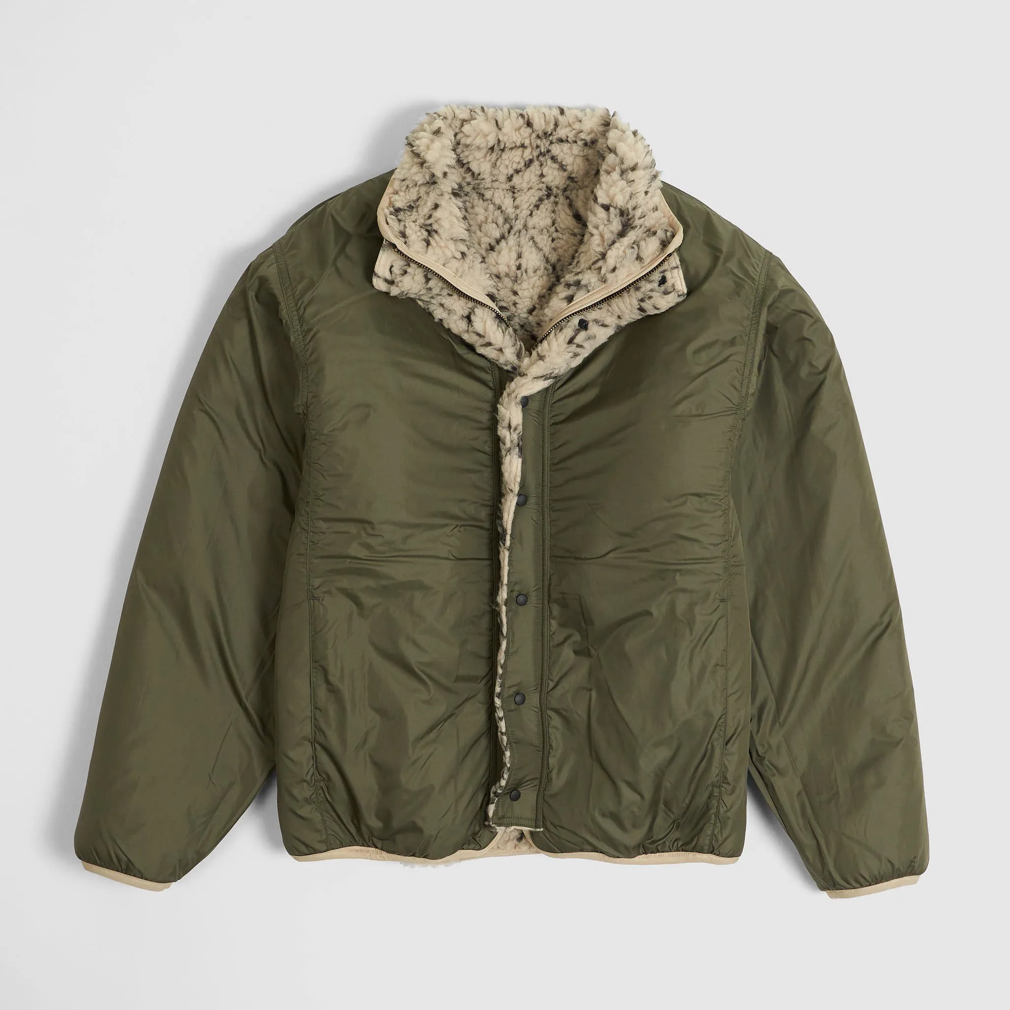 Kapital Reversible Dogi Sashiko Boa Fleece Outdoor Jacket