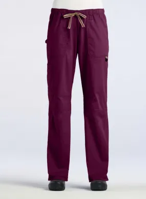 Ladies Adjustable Functional Pant by Maevn  XXS-3XL / WINE