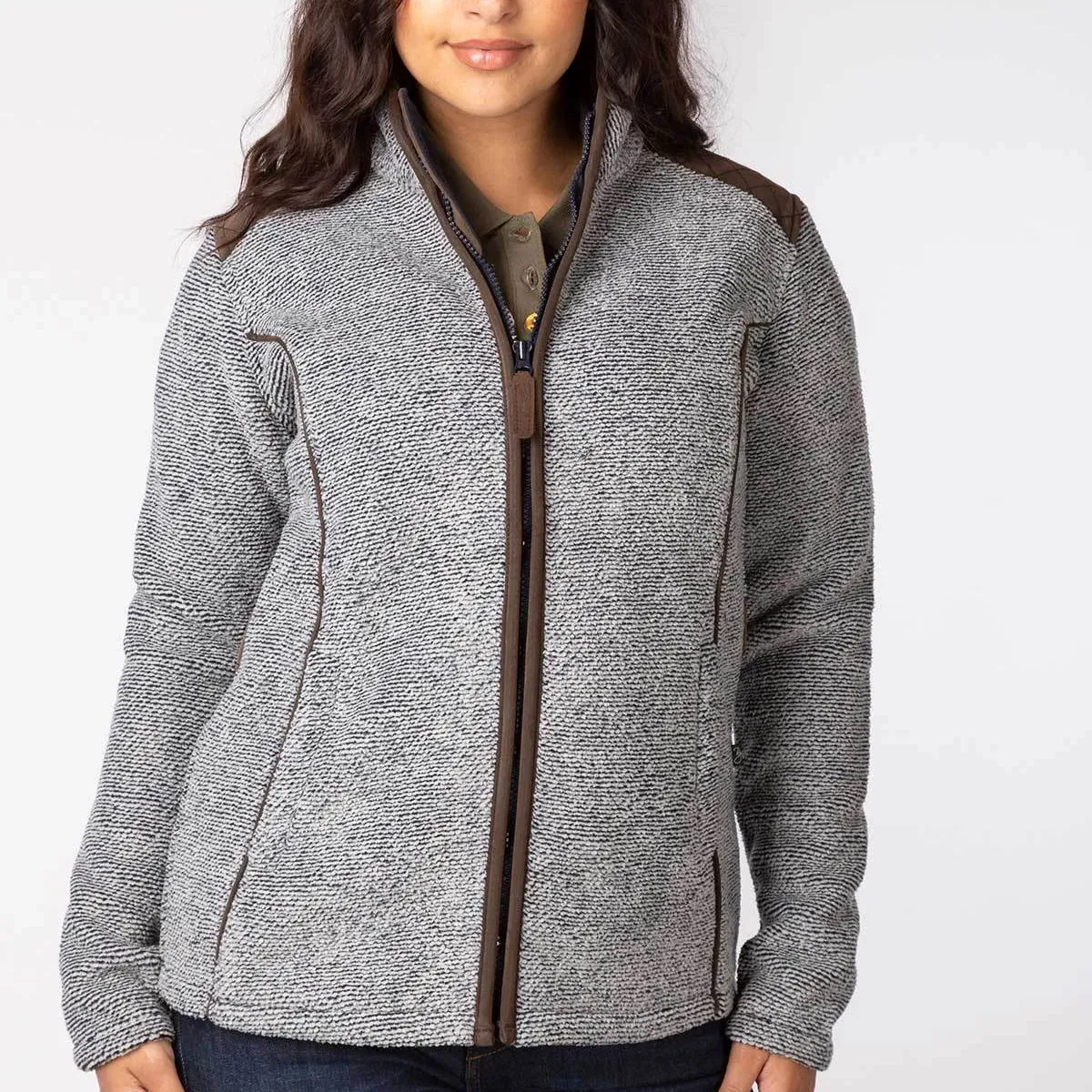 Ladies Fluffy Fleece Jacket